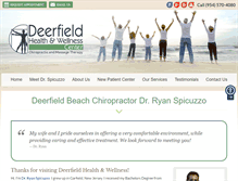 Tablet Screenshot of deerfieldhealth.com